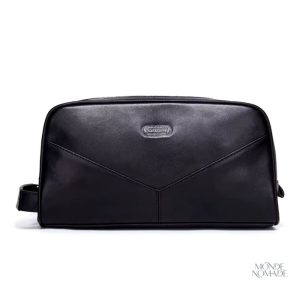 Trousse de toilette homme en cuir chic et pratique