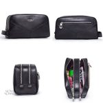 Trousse de voyage personnalisée en cuir pour homme