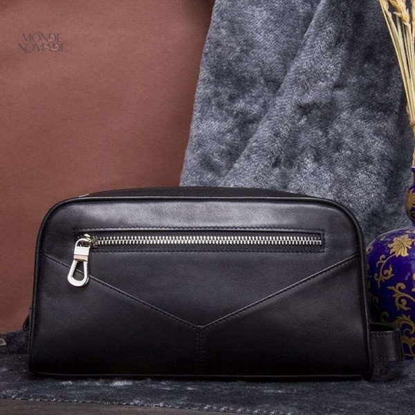 Trousse en cuir pour homme, pratique et stylée