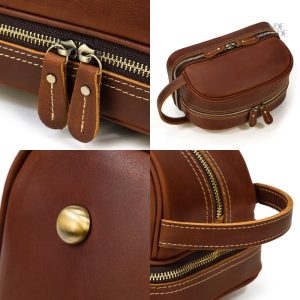 Trousse de toilette vintage pour hommes