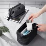 Mallette de soin pour hommes, double espace de rangement