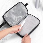 Trousse de voyage homme, design fonctionnel et compact