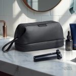 Accessoire de toilette homme, rangement efficace