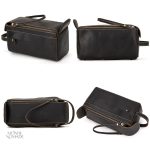 Trousse de toilette cuir homme élégante
