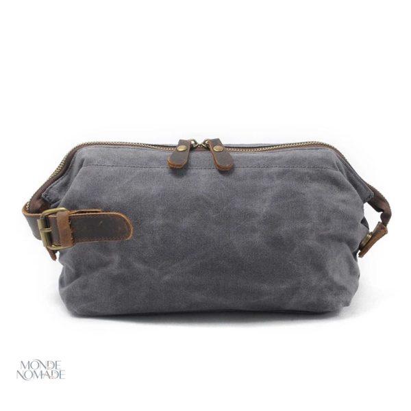 Trousse de toilette masculine en tissu résistant