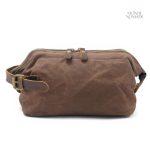 Accessoire de voyage homme : trousse en toile