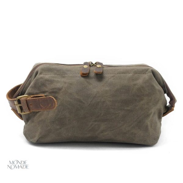 Trousse de toilette en toile légère pour homme