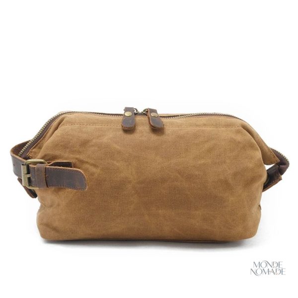 Trousse de voyage homme en toile durable