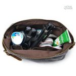 Trousse de toilette homme en toile avec rangement