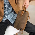 Trousse de toilette en toile, style masculin et épuré