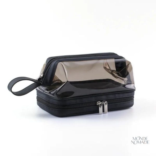 Trousse de toilette transparente pour hommes
