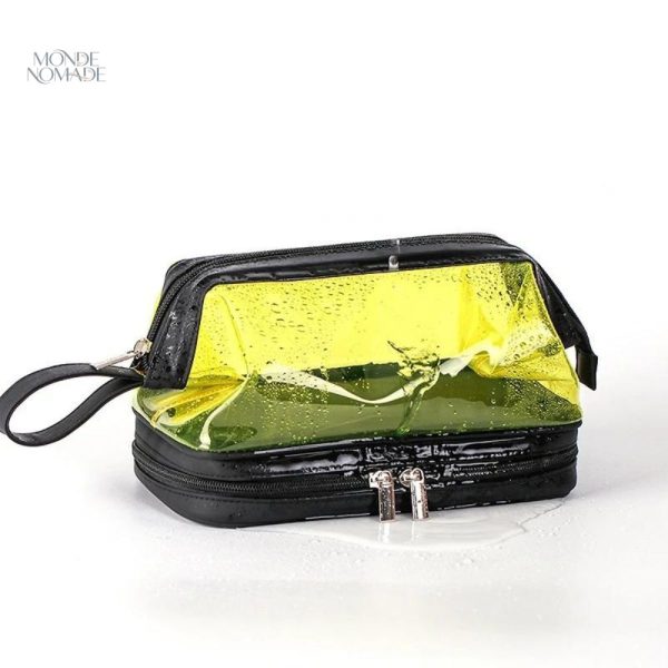 Sac de toilette transparent pour homme moderne