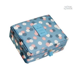 Trousse de toilette lavable en tissu durable