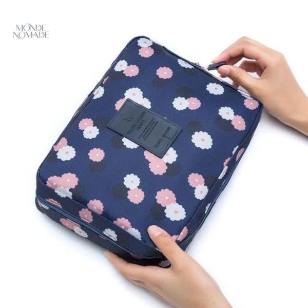 Accessoire de toilette lavable, rangement compact