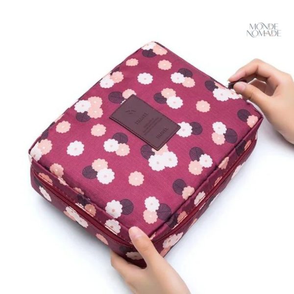 Organisateur de toilette lavable, idéal pour les déplacements