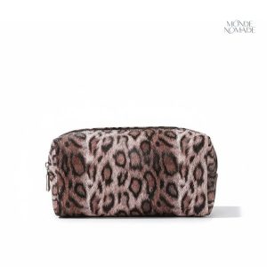 Trousse de toilette voyage élégante - Design léopard pour femmes