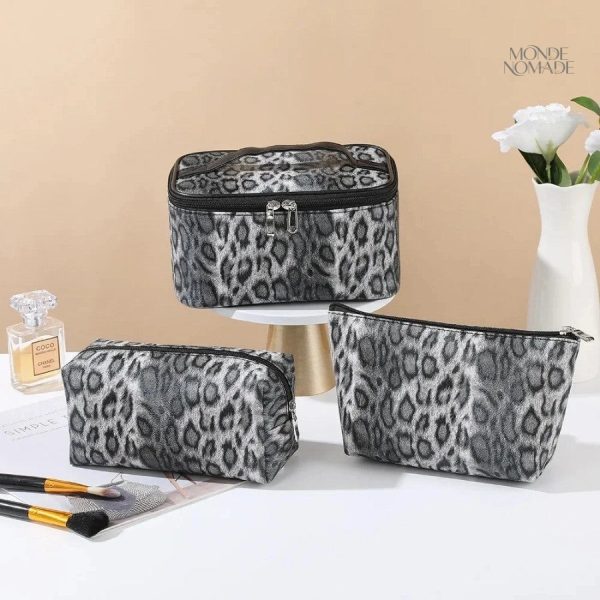 Trousse de toilette femme - Style léopard tendance