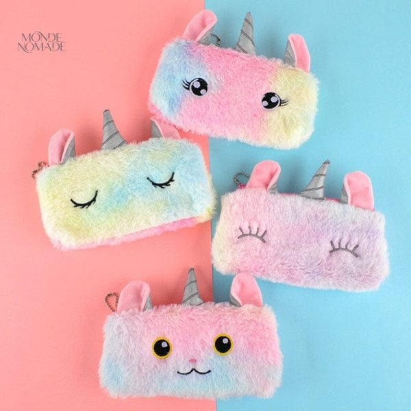 Trousse de toilette Licorne colorée et pratique
