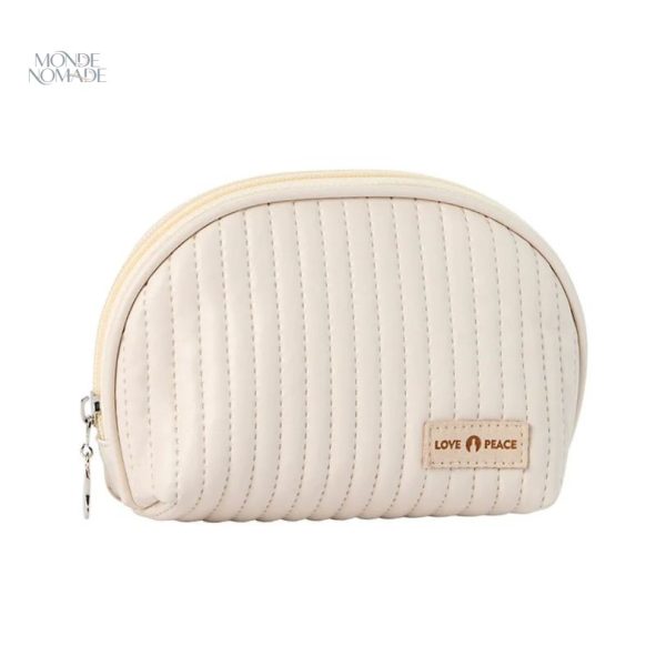 Organisateur de beauté Love and Peace en tissu durable