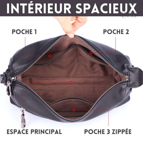 Trousse de voyage raffinée pour usage masculin