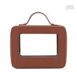 Trousse de toilette transparente zippée pour le maquillage
