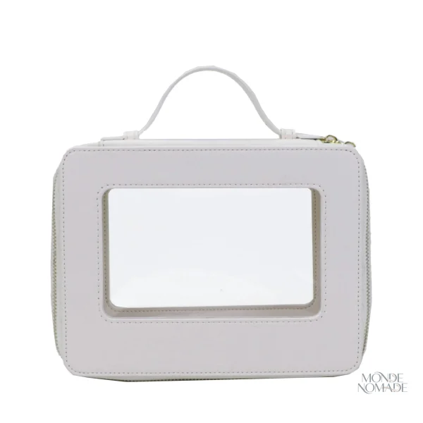 Pochette transparente pour un accès facile aux produits