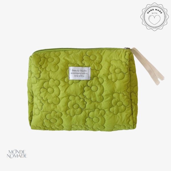 Trousse de toilette design matelassé pour voyages