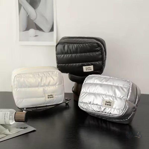 Trousse de toilette tendance matelassée pour tous les jours