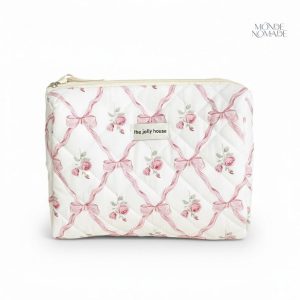 Trousse de toilette élégante à motifs rétro