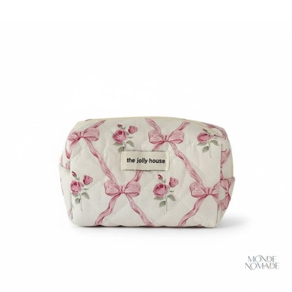 Accessoire pratique à motifs fleurs et nœuds