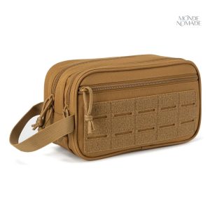 Trousse de toilette camouflage pour un look militaire