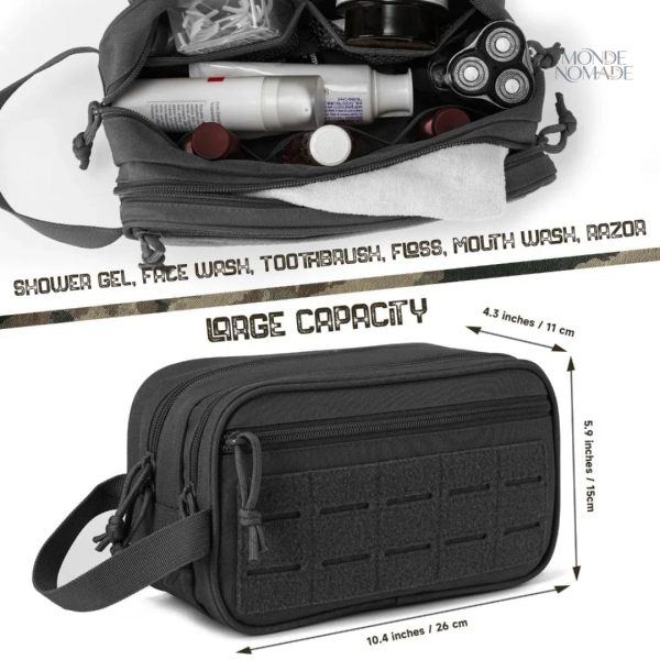 Trousse de toilette en toile durable et pratique