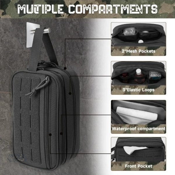 Trousse de toilette pour les voyages et l'extérieur
