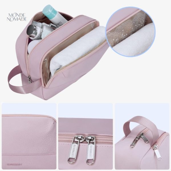Accessoire de voyage noir style compact et fonctionnel
