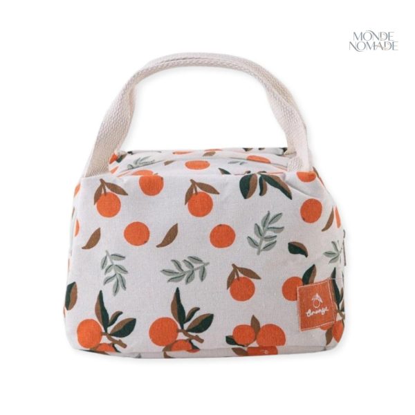 Trousse de toilette Orange, design pratique et coloré