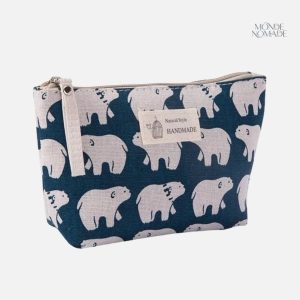 Trousse de toilette Ours, design mignon et pratique