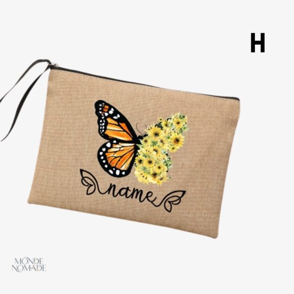 Trousse de rangement personnalisée pour cosmétiques