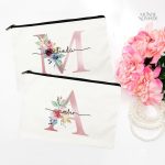 Trousse de toilette personnalisée Fille - Flower