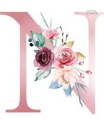 Trousse de rangement fille - motifs floraux