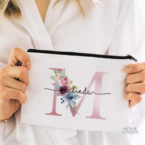 Trousse de toilette fille avec motif floral