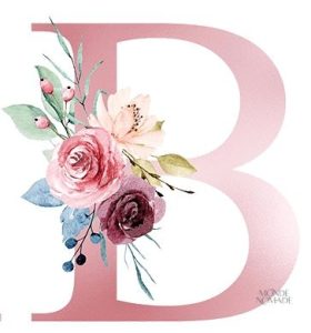 Trousse de toilette avec fleurs pour enfant