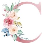 Trousse personnalisée pour fille aux motifs floraux