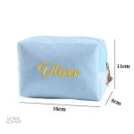 Trousse de bain avec prénom, design élégant