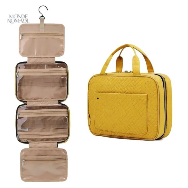 Trousse de toilette pliable pour gagner de la place