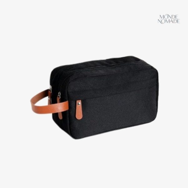 Trousse de toilette design adaptée aux globetrotteurs
