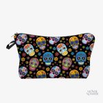 Trousse de toilette design tête de mort mexicaine