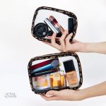 Trousse de voyage avec motif léopard
