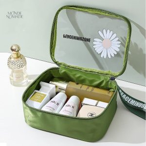 Trousse transparente pour soins et accessoires de voyage