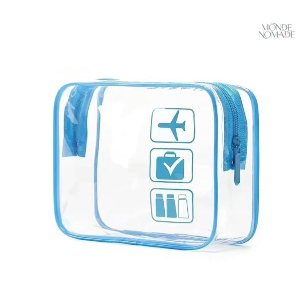 Trousse de toilette légère et conforme aux règles aériennes