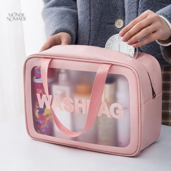 Sac de voyage transparent pour hygiène